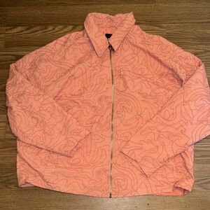 Peachy textured jacket never used